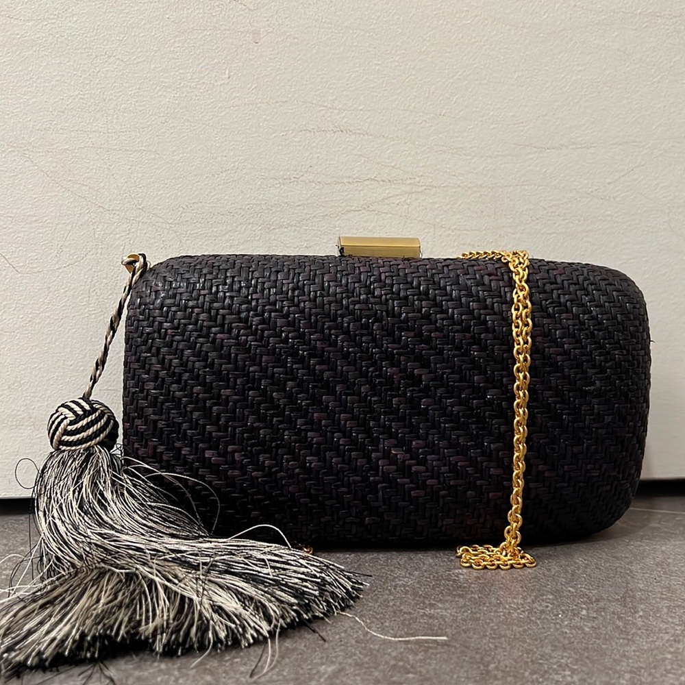 Kayu Clutch with Tassel and Chain